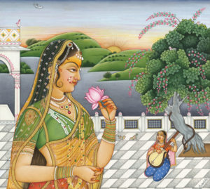 Triphala rose and woman